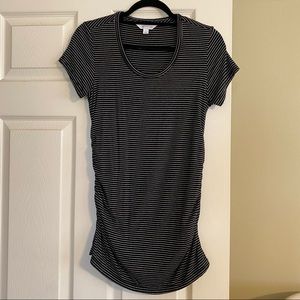 Market & spruce striped maternity top s